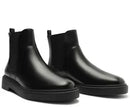 Bota Chelsea Cano Curto Salto Baixo Bold Preta