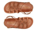 Papete Gladiadora Tiras Boho Marrom