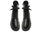 Bota Coturno Cano Curto Tratorada Preta