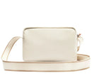 Bolsa Tiracolo Média Com Bolso Zíper Atacador Branca