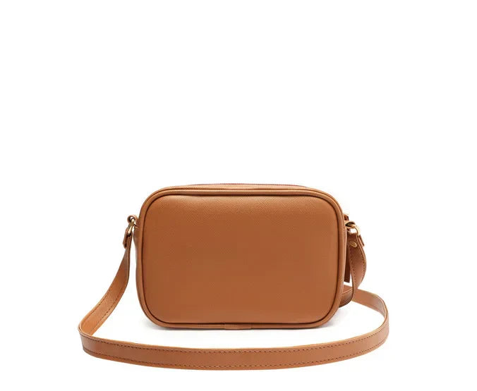 Bolsa Tiracolo Pequena Barbicacho Marrom