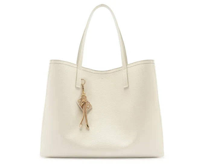 Bolsa Shopping Grande Maxi Chaveiro Branca